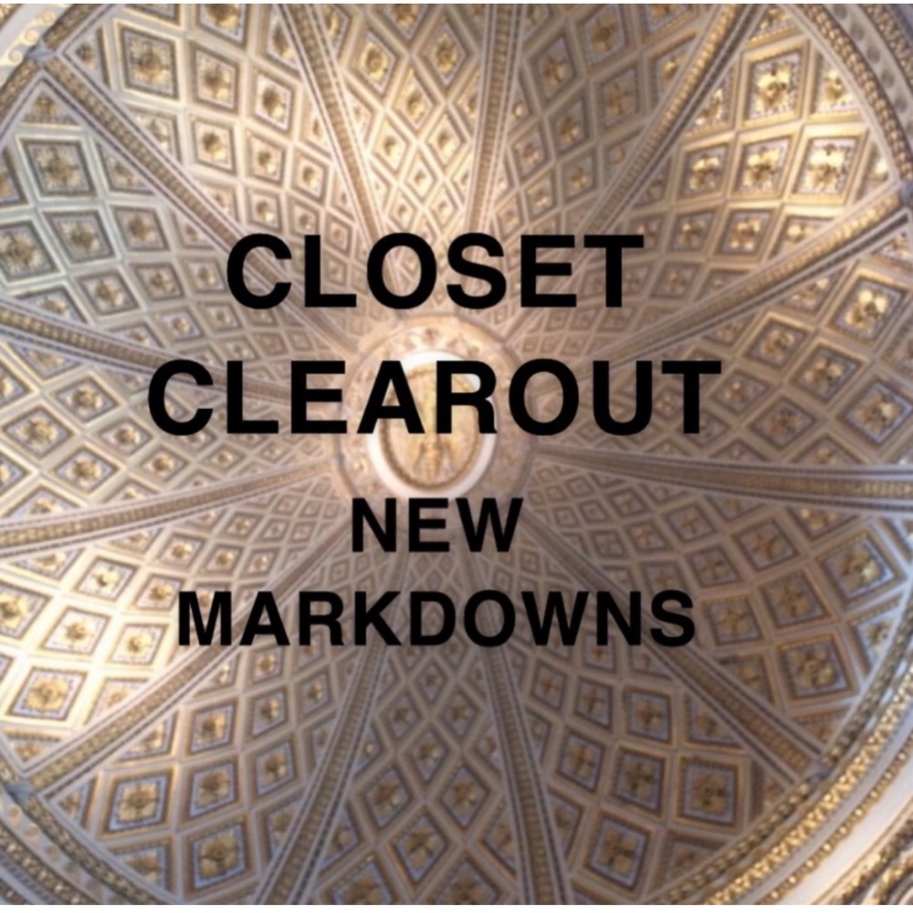 CLOSET CLEAR OUT NEW MARKDOWNS